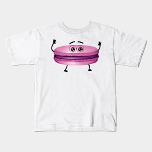 cute purple macaron Kids T-Shirt